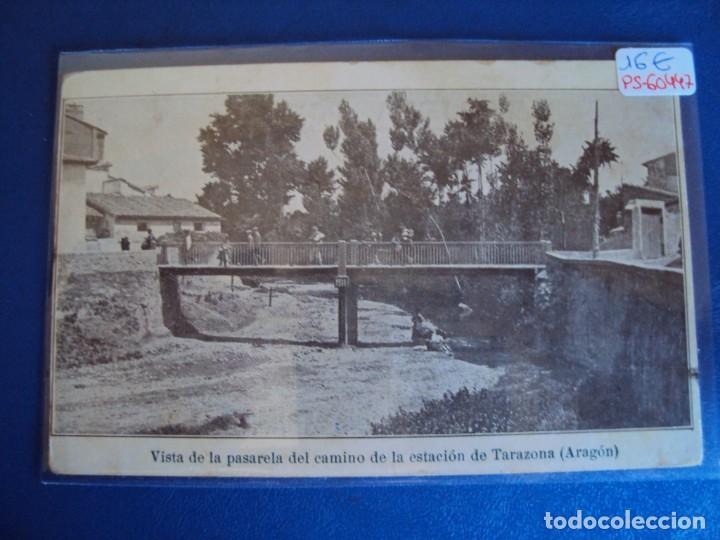 Postkarten: (PS-60447)POSTAL DE TARAZONA-VISTA DE LA PASARELA DEL CAMINO DE LA ESTACION