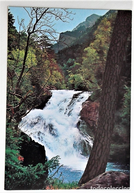 Postales: Parque Nacional de Ordesa. 13 Cascada Tamborretera. Ed. Complex. Nueva. Color