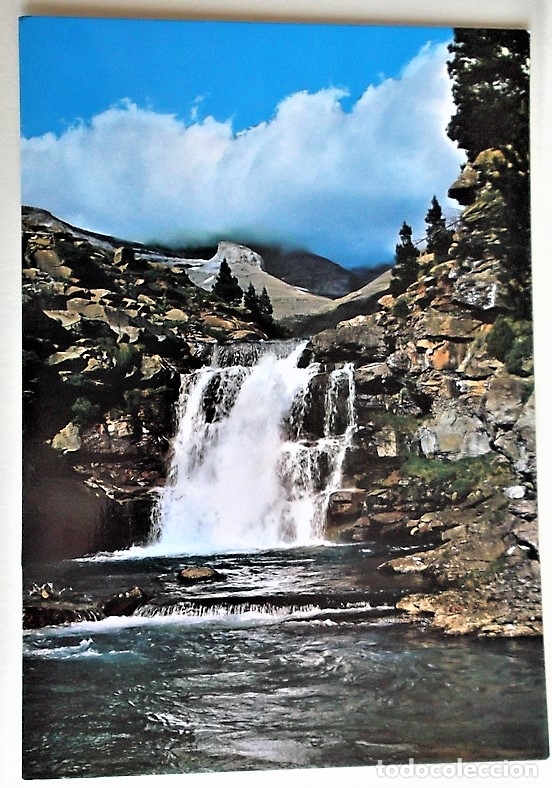 Postales: Parque Nacional de Ordesa. 32 Gradas de Soaso y Torre de Goritz. Ed. Sicilia. Nueva. Color
