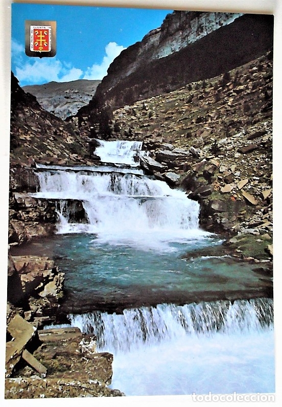 Postales: Parque Nacional de Ordesa. 421 Gradas de Soaso. Escudo de Oro. Nueva. Color