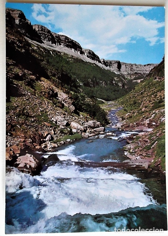 Postales: Parque Nacional de Ordesa. 21 Faja de Pelay, desde Soaso. Ed. Sicilia. Nueva. Color