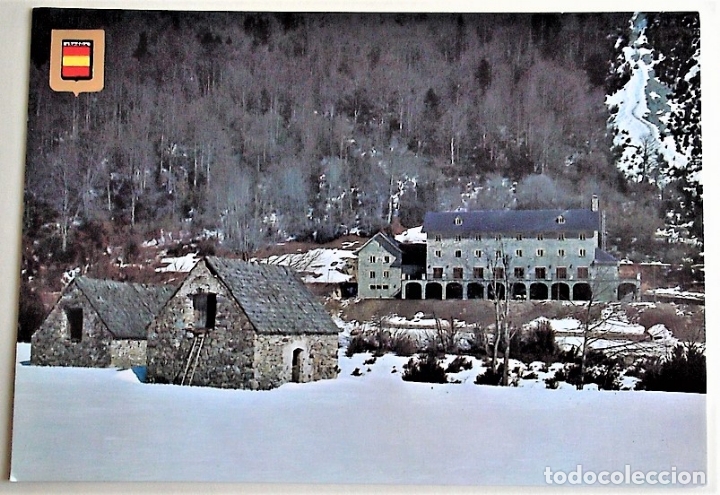 Postales: Valle de Pineta-Bielsa. 1 Parador Nacional Monte Perdido. Direcci&oacute;n General Actividades Tur&iacute;sticas.