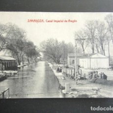 Cartoline: POSTAL ZARAGOZA. CANAL IMPERIAL DE ARAGÓN. FOTOTIPIA THOMAS. . Lote 169219024