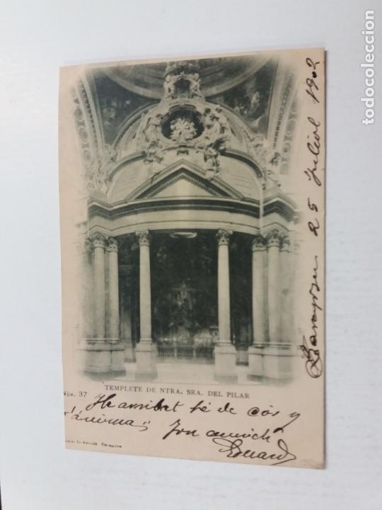 Postkarten: ZARAGOZA-TEMPLETE DEL PILAR-37-FOTOTIPIA L.ESCOLA-REVERSO SIN DIVIDIR-VER FOTOS-(60.928)