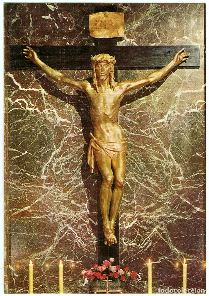 Postales: TORRECIUDAD. Secastilla. Capilla del Sant&iacute;simo. Cristo en bronce. Sin circular. Ed. SICILIA.