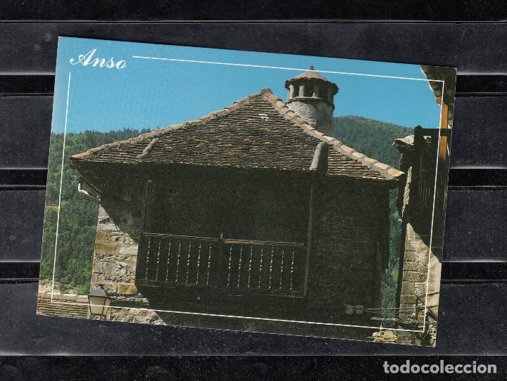 Postales: N&ordm; 9. ANS&Oacute;. BALC&Oacute;N Y CHIMENEA ANSOTANA