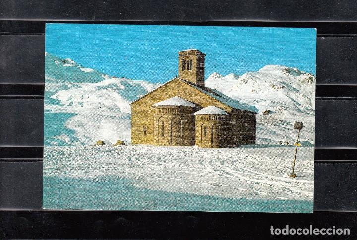 Postales: N&ordm; 54 SALLENT DE G&Aacute;LLEGO. ESTACI&Oacute;N INVERNAL DE FORMIGAL. IGLESIA MOZARABE DE BESARAS Y PISTAS