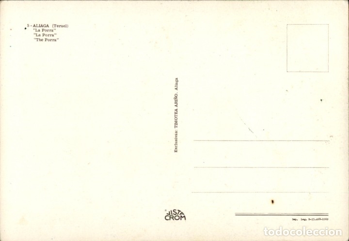 Postales: Aliaga &ndash; Teruel &ndash; La Porra - Foto 2