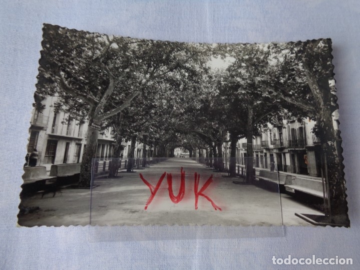 Postales: POSTAL DE GRAUS (HUESCA ) - AVENIDA DEL GENERALISIMO - Foto 1