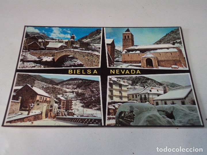 Postales: HUESCA - POSTAL BIELSA - EN INVIERNO - Foto 1