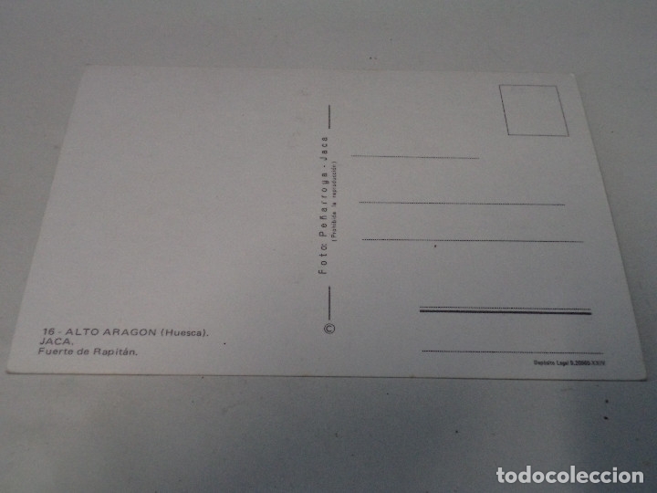 Postales: HUESCA - POSTAL JACA - PUERTA DE RAPIT&Aacute;N - Foto 2