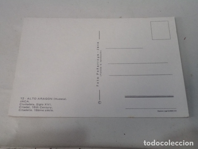 Postales: HUESCA - POSTAL JACA - CIUDADELA - Foto 2