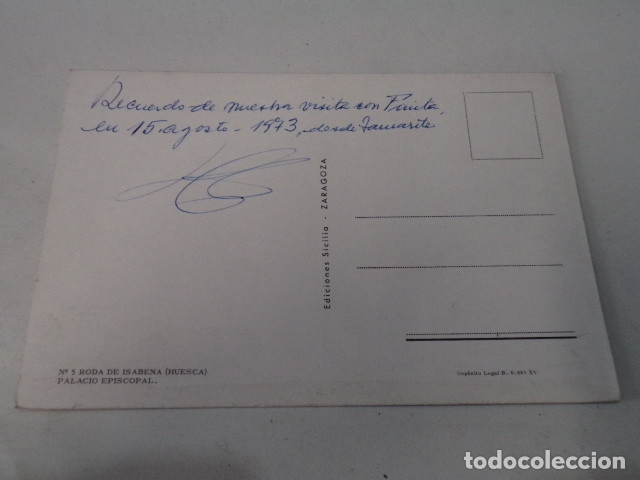 Postales: HUESCA - POSTAL RODA DE ISABENA - PALACIO EPISCOPAL - Foto 2