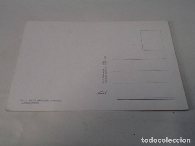 Postales: HUESCA - POSTAL SABI&Ntilde;&Aacute;NIGO - Foto 2