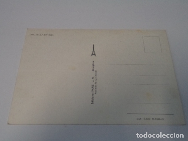 Postales: ZARAGOZA - POSTAL CALATAYUD - Foto 2