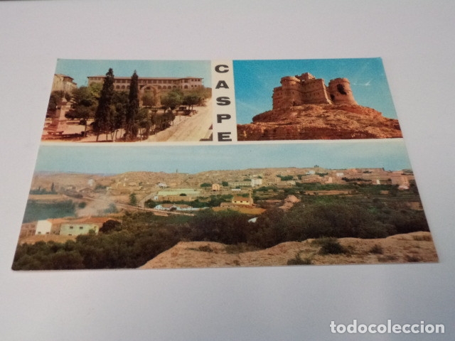 Postales: ZARAGOZA - POSTAL CASPE - Foto 1