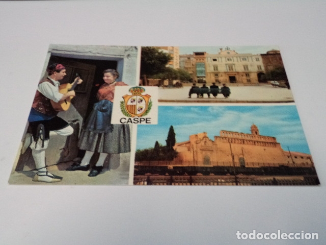 Postales: ZARAGOZA - POSTAL CASPE - Foto 1
