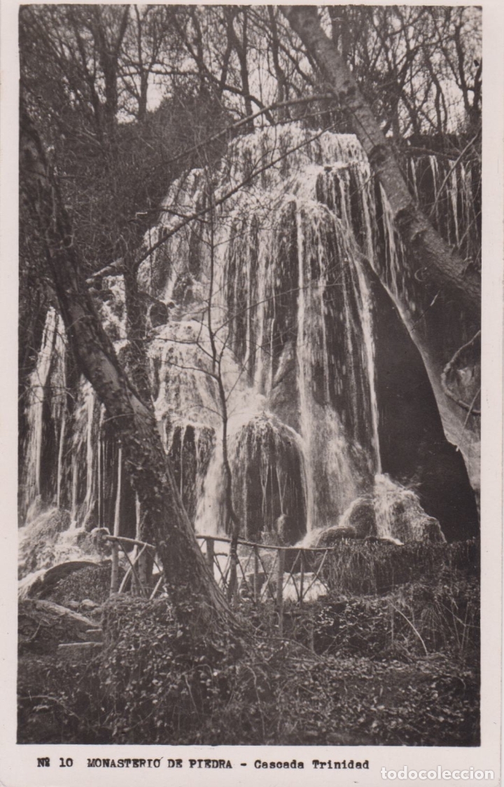 Postales: ANTIGUA FOTO / POSTAL MONASTERIO DE PIEDRA, CASCADA TRINIDAD - N&ordm; 10 - S/C