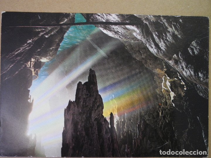 Postales: Monasterio de Piedra. Gruta de la Cola de Caballo. n. 30 Ed. Garcia Garrabella. Escrita. 1970