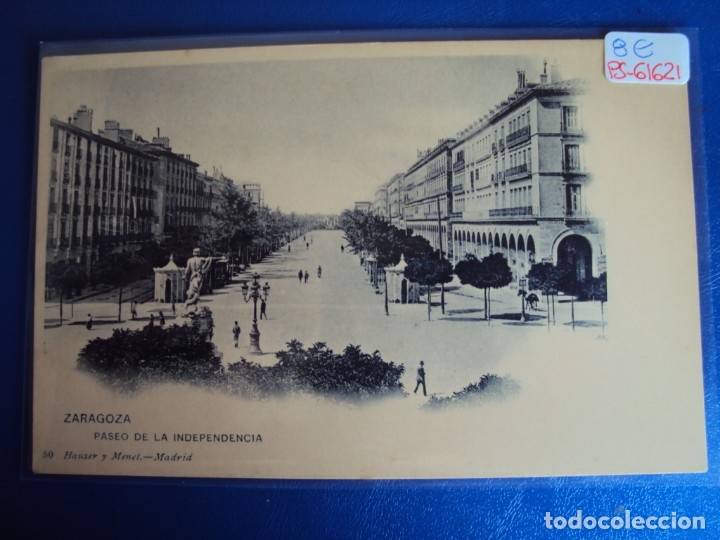 Postkarten: (PS-61621)POSTAL DE ZARAGOZA-PASEO DE LA INDEPENDENCIA.HAUSER Y MENET