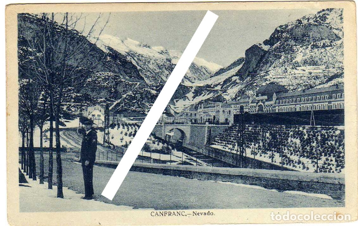 Postales: POSTAL CANFRANC (HUESCA) - NEVADO - Foto 1