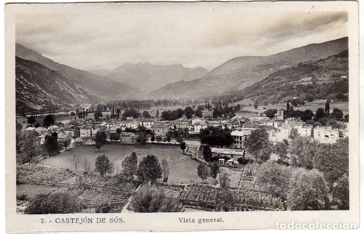 Postales: POSTAL CASTEJON DE SOS (HUESCA) - VISTA GENERAL - Foto 1