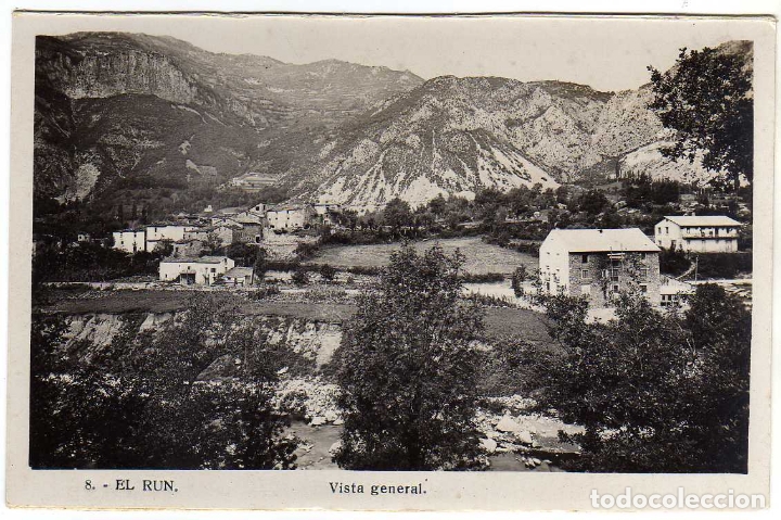 Postales: POSTAL EL RUN (HUESCA) - VISTA GENERAL - Foto 1