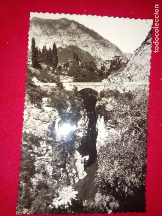 Postales: POSTAL.HUESCA.BALNEARIO DE PANTICOSA.PUENTE DE ESCARRILLA.NUEVA.