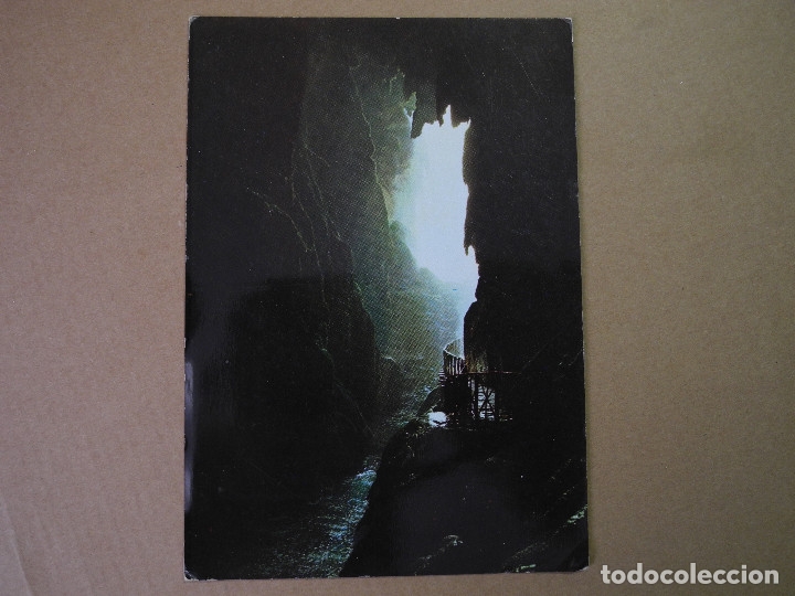 Postales: Monasterio de piedra. Gruta de la Cola de Caballo. n. 12 Ed. Garcia Garrabella. Sin circuar.