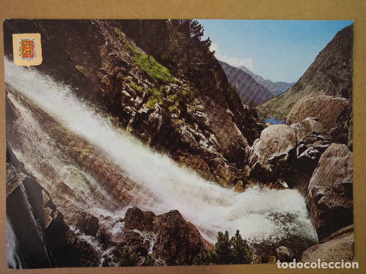 Postales: Balneario de panticosa. Cascada Cola de caballo. Escudo de oro n. 7 Sin circular