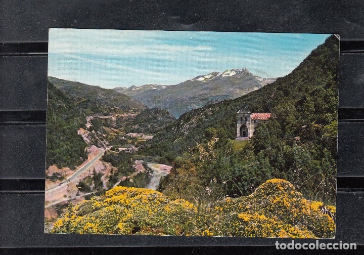 Postales: 42 VALLE DE TENA. ERMIT DE SANTA ELENA. AL FONDO MACIZO DE ARGUALAS