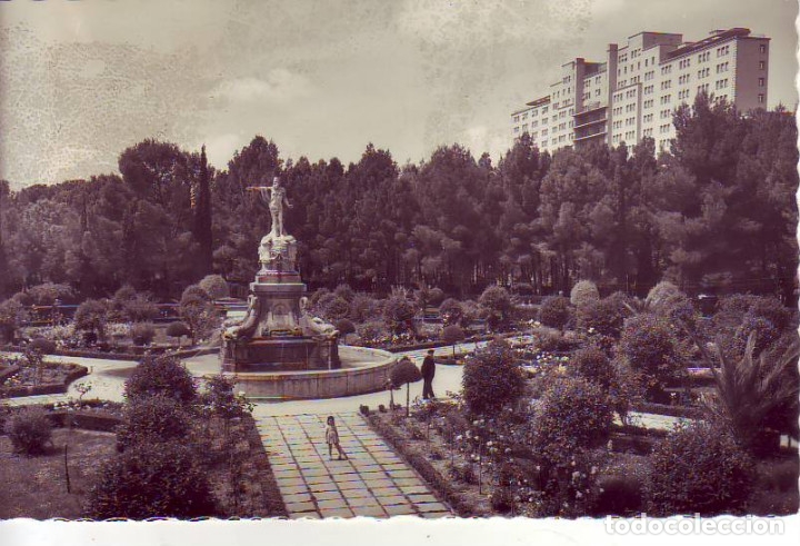 Postales: ZARAGOZA - PARQUE PRIMO DE RIVERA - Foto 1