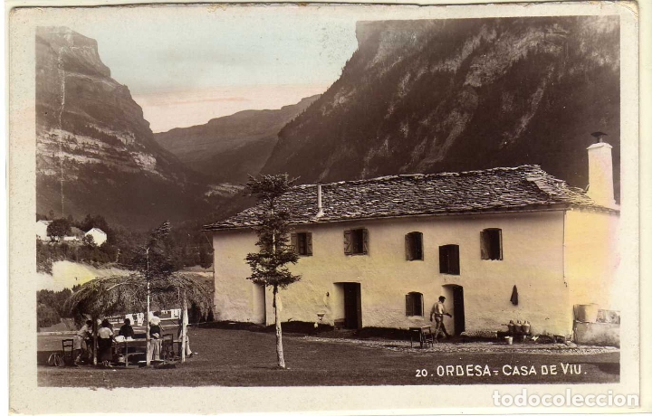 Postales: POSTAL ORDESA (HUESCA) - CASA DE VIU - Foto 1