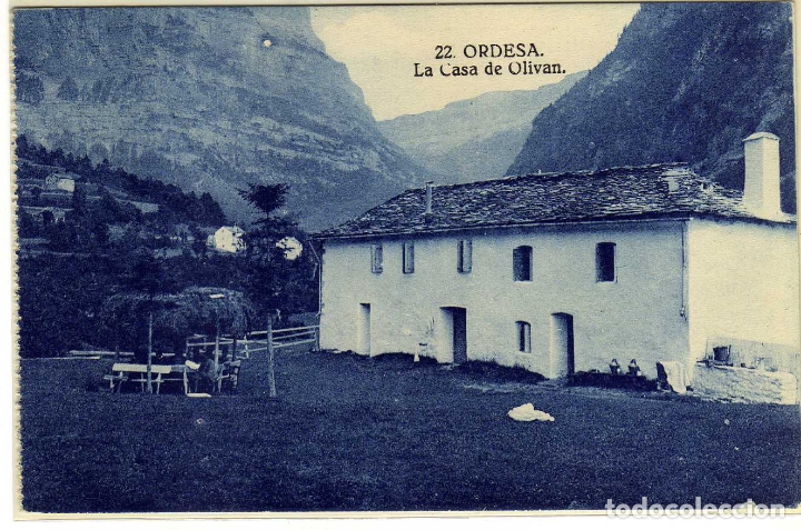 Postales: POSTAL ORDESA (HUESCA) - LA CASA DE OLIVAN - Foto 1