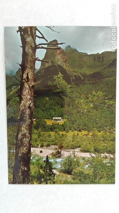 Postales: POSTAL DEL PARQUE NACIONAL DE ORDESA (PIRINEO ARAGON&Eacute;S ): TOZAL DEL MALLO Y CIRCO SALARONS