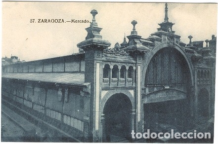 Postales: ZARAGOZA.- Mercado. - Foto 1