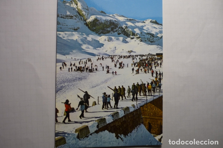 Postales: postal canfranc candanchu . pista grande y la zapatilla
