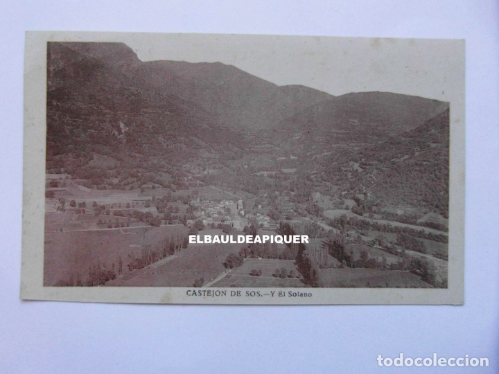 Postales: CASTEJON DE SOS Y EL SOLANO. HUESCA. SIN CIRCULAR. CCTT - Foto 1