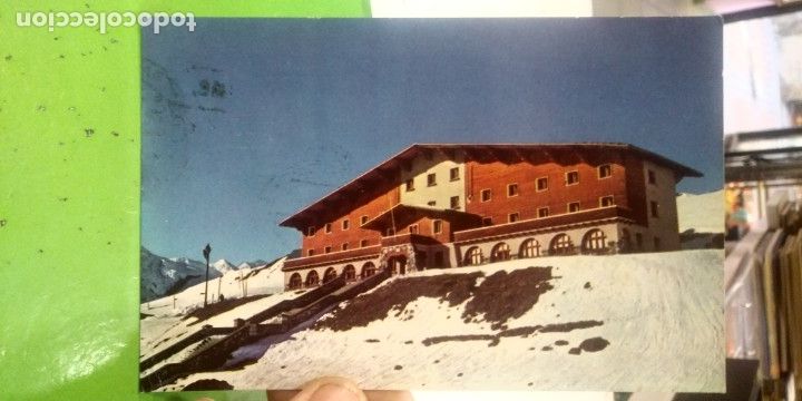 Postales: Postal Pirineo Aragones Candanchu Residencia E.M. De M. Escrita y sellada