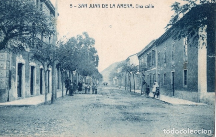 Postkarten: san juan de la arena. 5 una callefernandez