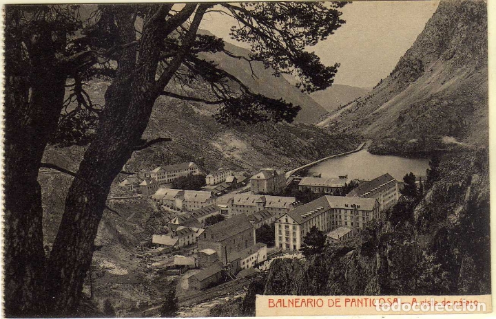 Postkarten: POSTAL BALNEARIO DE PANTICOSA (HUESCA) - A VISTA DE PAJARO
