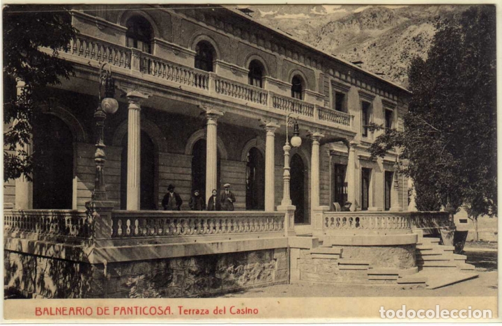 Postcards: POSTAL BALNEARIO DE PANTICOSA (HUESCA) - TERRAZA DEL CASINO