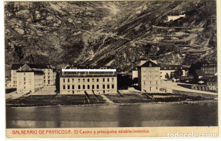 Postkarten: POSTAL BALNEARIO DE PANTICOSA (HUESCA) - EL CASINO Y PRINCIPALES ESTABLECIMIENTOS