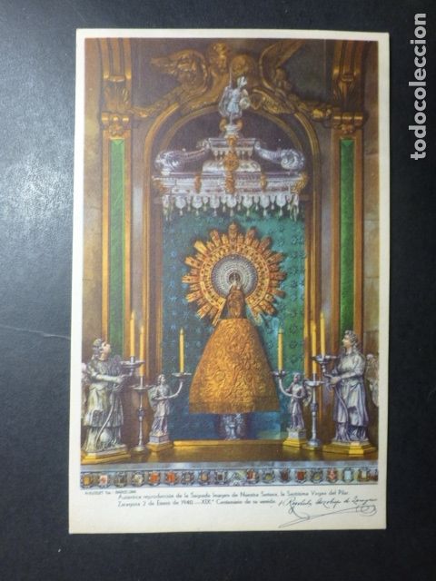 Postales: ZARAGOZA NUESTRA SE&Ntilde;ORA DEL PILAR POSTAL - Foto 1