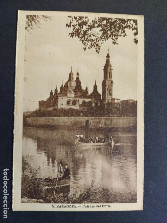 Postkarten: ZARAGOZA-PAISAJE DEL EBRO-5-ED&middot;M.ARRIBAS-POSTAL ANTIGUA-(64.845)