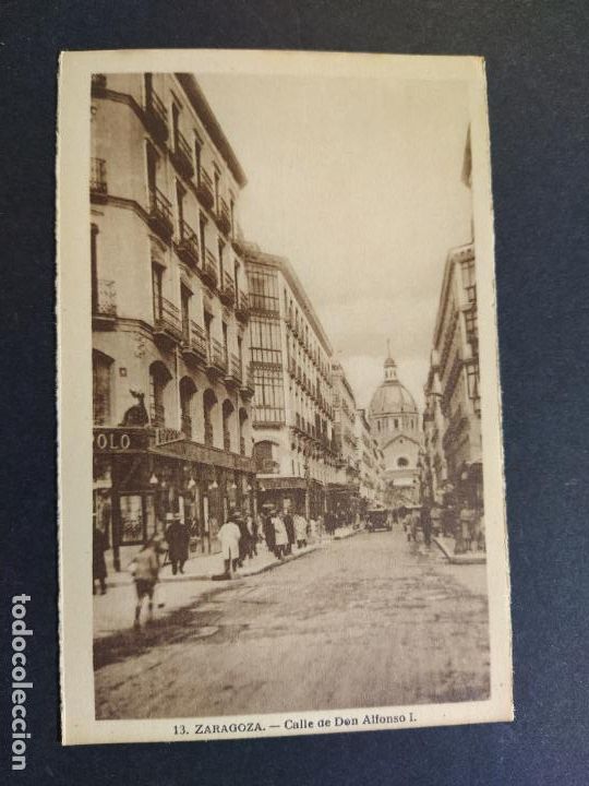 Postkarten: ZARAGOZA-CALLE DE DON ALFONSO I-13-ED&middot;M.ARRIBAS-POSTAL ANTIGUA-(64.853)