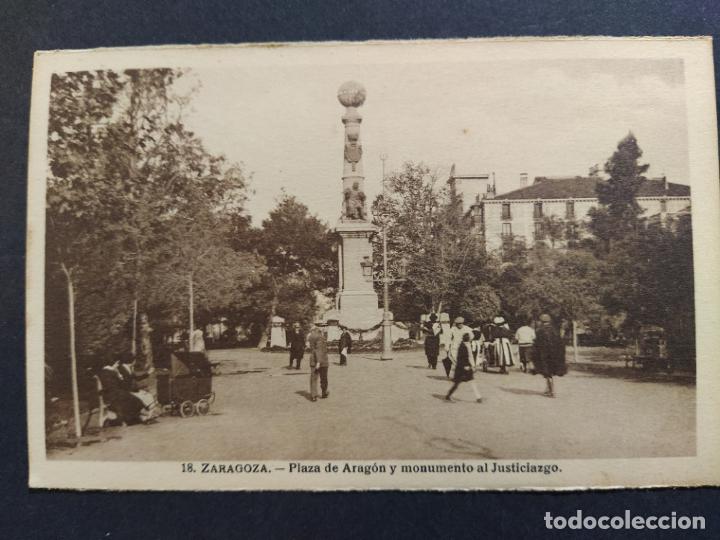 Postkarten: ZARAGOZA-PLAZA DE ARAGON-18-ED&middot;M.ARRIBAS-POSTAL ANTIGUA-(64.858)