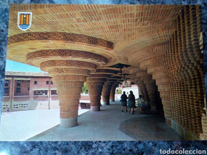 Postales: Postal de Torreciudad. Atrio del Santuario.