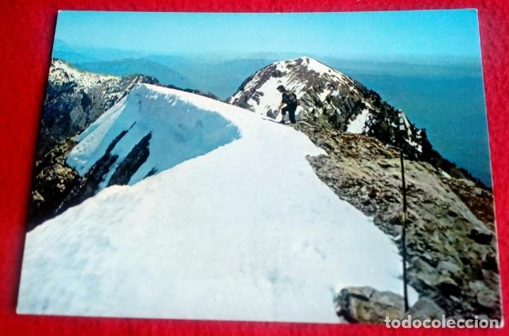 Postales: Tarjeta n&ordm; 9 AINSA &ndash; PIRINEO ARAGON&Eacute;S &ndash; Cumbre de La Pe&ntilde;a Monta&ntilde;esa