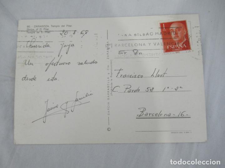 Postales: Zaragoza - Templo del Pilar - Circulada - Foto 2